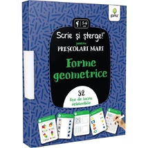 Forme geometrice. Scrie si sterge!