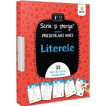 Literele . Prescolari mici. Scrie si sterge - Collective