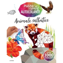 Animale salbatice. Puzzle creativ din autocolante - 