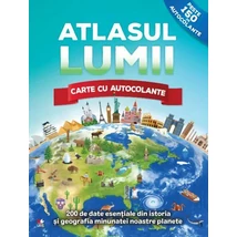 Atlasul lumii. Carte cu autocolante - 