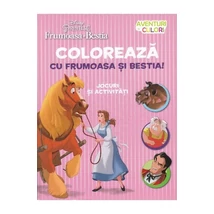 Coloreaza cu Frumoasa si Bestia! Jocuri si activitati