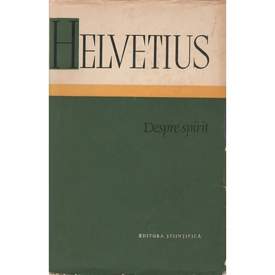 Despre spirit - Helvetius