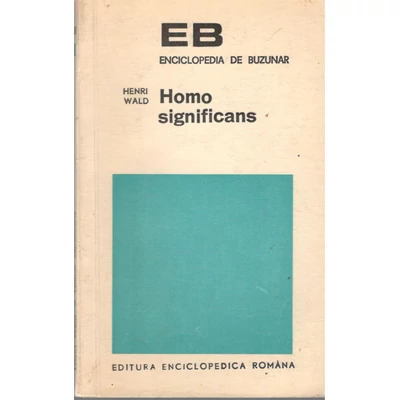 Homo significans - Henri Wald