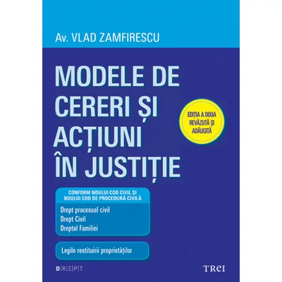 Modele de cereri si actiuni in justitie - Vlad Zamfirescu