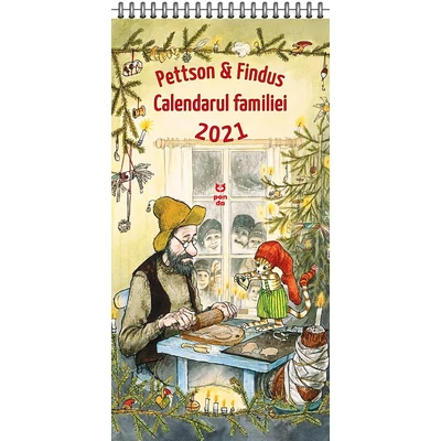 Pettson si Findus Calendarul Familiei 2021 - Sven Nordqvist
