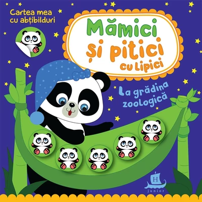 Mămici și pitici cu lipici. La grădina zoologică - Jurgita Juškaitė-Jakaitienė, Ilona Bumblauskienė