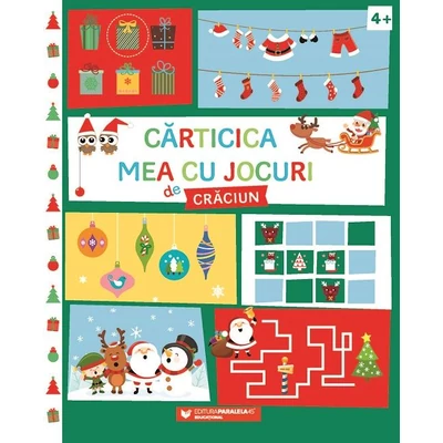 Carticica mea cu jocuri de Craciun (4 ani+)