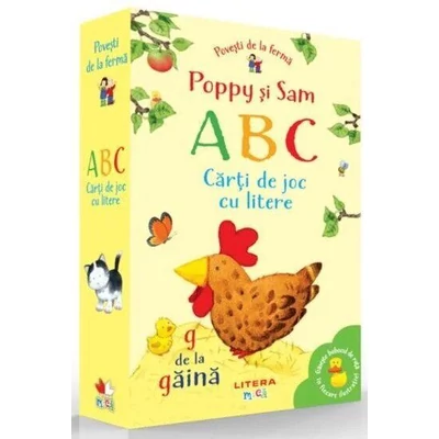 Povesti de la ferma. Poppy si Sam. ABC. Carti de joc cu litere