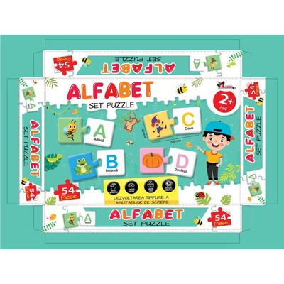 Alfabet. Puzzle - 54 piese