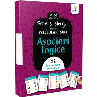 Asocieri logice. Scrie si sterge!