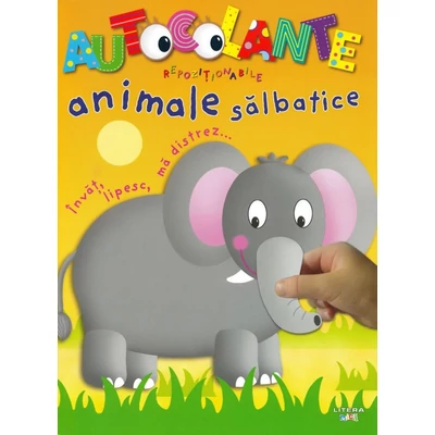 Autocolante repozitionabile. Animale salbatice