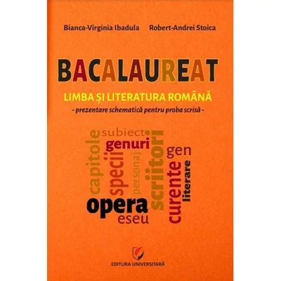 Bacalaureat. Limba si literatura romana. Prezentare schematica pentru proba scrisa