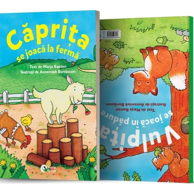 Caprita se joaca la ferma / Vulpita se joaca in padure