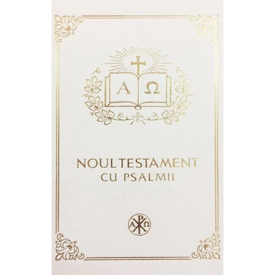 Noul Testament cu Psalmii – format 053 - Alb 