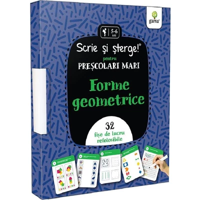 Forme geometrice. Scrie si sterge!