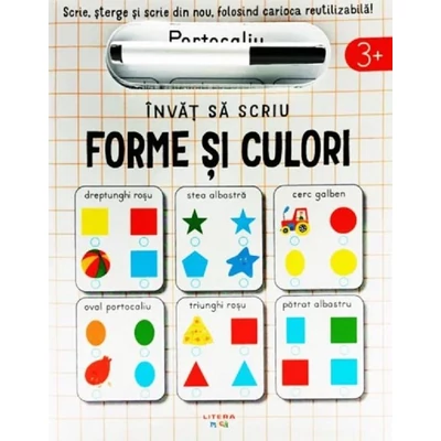Invat sa scriu. Forme si culori