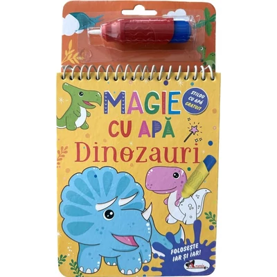 Magie cu apa. Dinozauri