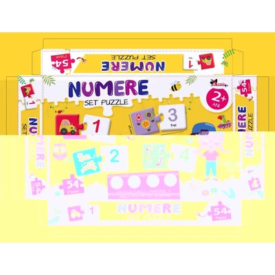 Numere. Puzzle - 54 piese