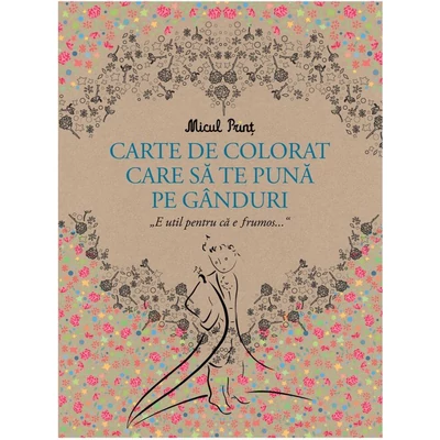 Micul Print - carte de colorat care sa te puna pe ganduri - Collective