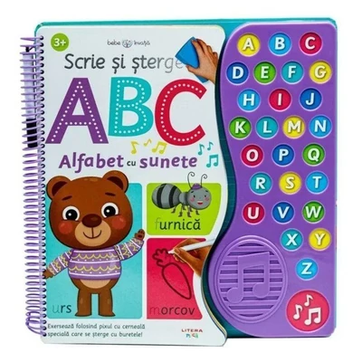 Scrie si sterge. ABC. Alfabet cu sunete