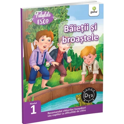 Baietii si broastele. Fabulele lui Esop: Nivelul 1 - Collective