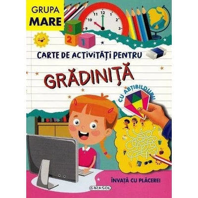 Carte de activitati cu abtibilduri. Grupa Mare - Collective