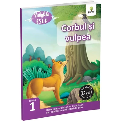 Corbul si vulpea. Fabulele lui Esop: Nivelul 1 - Collective
