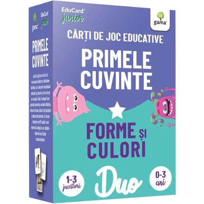 Primele cuvinte. Forme si culori. Carti de joc educative - Collective