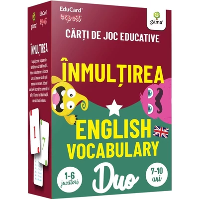 Inmultirea. English Vocabulary. Carti de joc educativ - Collective