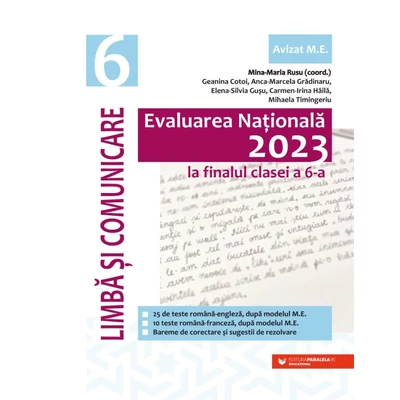 Evaluarea Nationala 2023 la finalul clasei a VI-a. Limba si comunicare - Collective