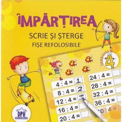 Impartirea. Scrie si sterge. Fise refolosibile - Collective