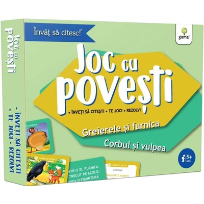 Joc cu povesti. Greierele si furnica • Corbul si vulpea - Collective