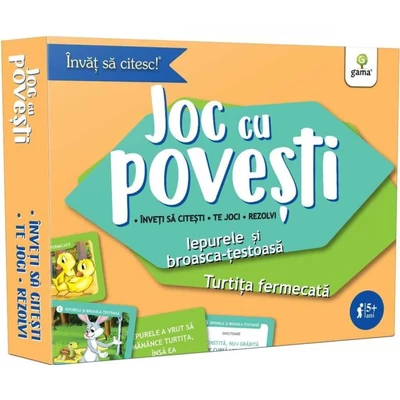 Joc cu povesti. Iepurele si broasca-testoasa • Turtita fermecata - Collective