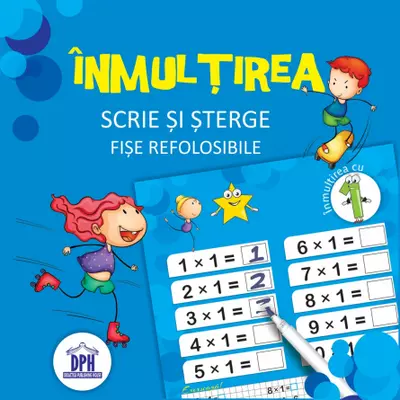 Inmultirea. Scrie si sterge. Fise refolosibile - Collective