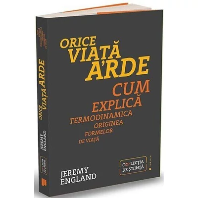 Orice viata arde. Cum explica termodinamica originea formelor de viata - Jeremy England