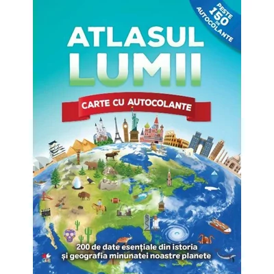 Atlasul lumii. Carte cu autocolante - 