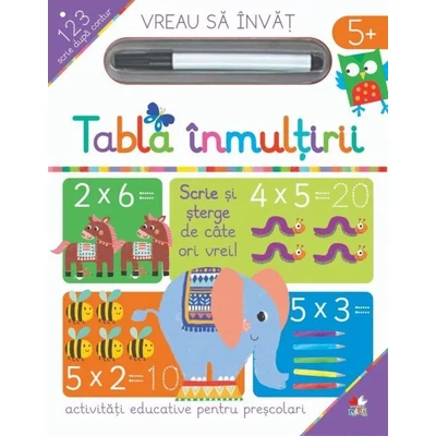 Vreau sa invat. Tabla inmultirii