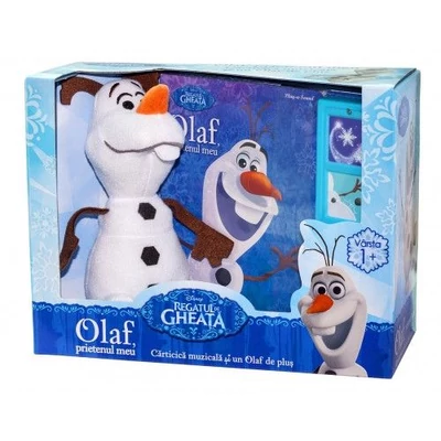 Regatul de gheata. Olaf, prietenul meu. Carticica muzicala si un Olaf de plus - Disney