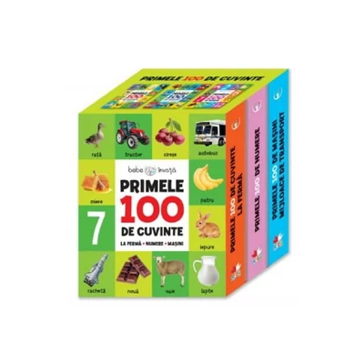 Cutie. Primele 100 de cuvinte. La ferma - Numere - Masini