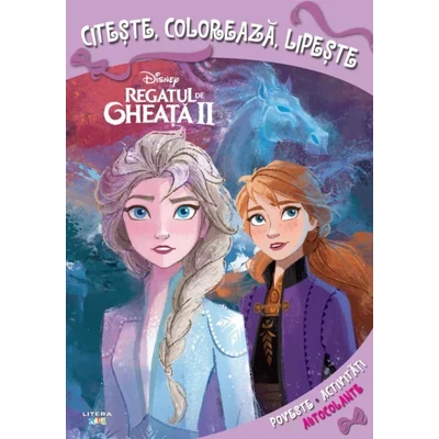 Regatul de gheata II. Citeste, coloreaza, lipeste