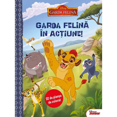 Garda felina in actiune. 32 de planse de colorat