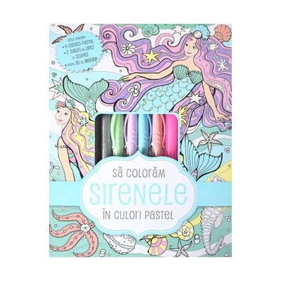 Sa coloram sirenele in culori pastel