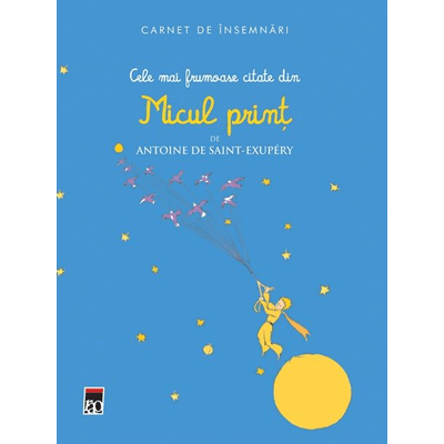 Carnet de insemnari (cele mai frumoase citate din Micul prinţ de Antoine de Saint-Exupery)