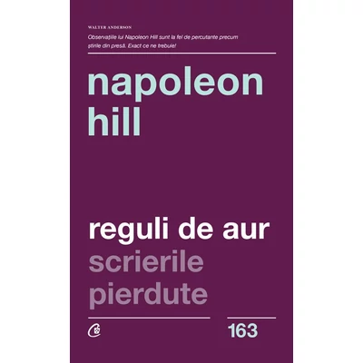 Regulile de aur - Napoleon Hill